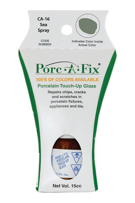 Porc-A-Fix offers a simple, affordable way to repair cracks, scratches and small chips in your porcelain bathroom & kitchen fixtures, appliances and tiles.  It can be used on ceramic, porcelain, cast iron, steel and much more. 