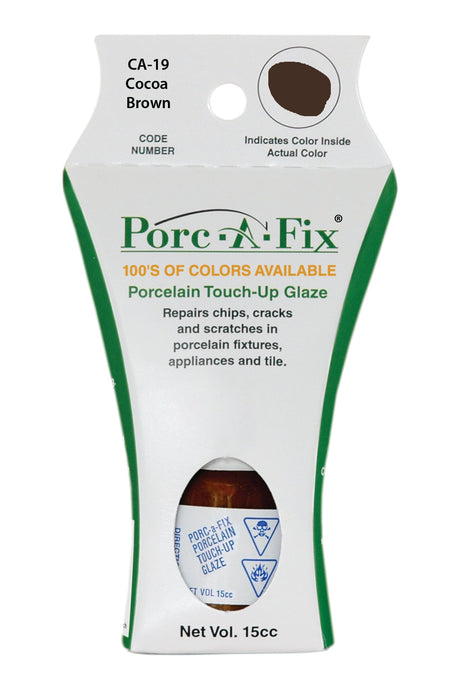 Porc-A-Fix offers a simple, affordable way to repair cracks, scratches and small chips in your porcelain bathroom & kitchen fixtures, appliances and tiles.  It can be used on ceramic, porcelain, cast iron, steel and much more. 