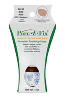 
                Porc-A-Fix offers a simple, affordable way to repair cracks, scratches and small chips in your porcelain bathroom & kitchen fixtures, appliances and tiles.  It can be used on ceramic, porcelain, cast iron, steel and much more. 
              