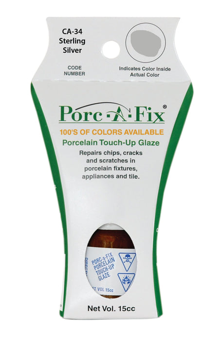 Porc-A-Fix offers a simple, affordable way to repair cracks, scratches and small chips in your porcelain bathroom & kitchen fixtures, appliances and tiles.  It can be used on ceramic, porcelain, cast iron, steel and much more. 
