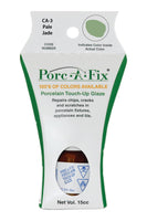 
                Porc-A-Fix offers a simple, affordable way to repair cracks, scratches and small chips in your porcelain bathroom & kitchen fixtures, appliances and tiles.  It can be used on ceramic, porcelain, cast iron, steel and much more. 
              