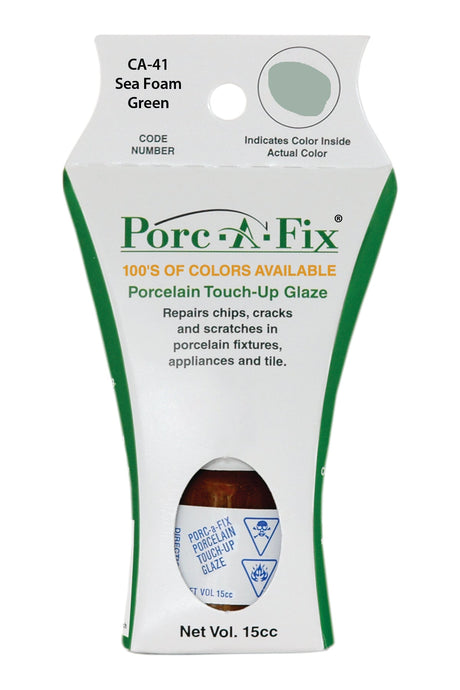 Porc-A-Fix offers a simple, affordable way to repair cracks, scratches and small chips in your porcelain bathroom & kitchen fixtures, appliances and tiles.  It can be used on ceramic, porcelain, cast iron, steel and much more. 