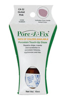 
                Porc-A-Fix offers a simple, affordable way to repair cracks, scratches and small chips in your porcelain bathroom & kitchen fixtures, appliances and tiles.  It can be used on ceramic, porcelain, cast iron, steel and much more. 
              