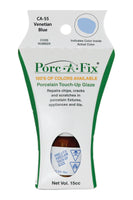 
                Porc-A-Fix offers a simple, affordable way to repair cracks, scratches and small chips in your porcelain bathroom & kitchen fixtures, appliances and tiles.  It can be used on ceramic, porcelain, cast iron, steel and much more. 
              