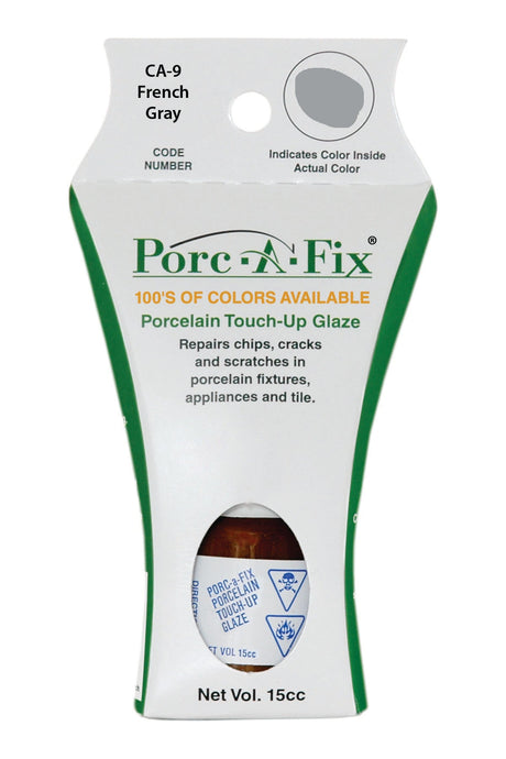 Porc-A-Fix offers a simple, affordable way to repair cracks, scratches and small chips in your porcelain bathroom & kitchen fixtures, appliances and tiles.  It can be used on ceramic, porcelain, cast iron, steel and much more. 