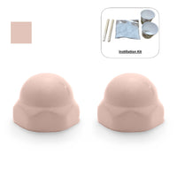 
                American Standard Replacement Ceramic Toilet Bolt Caps - Set of 2 - CORALLIN
              