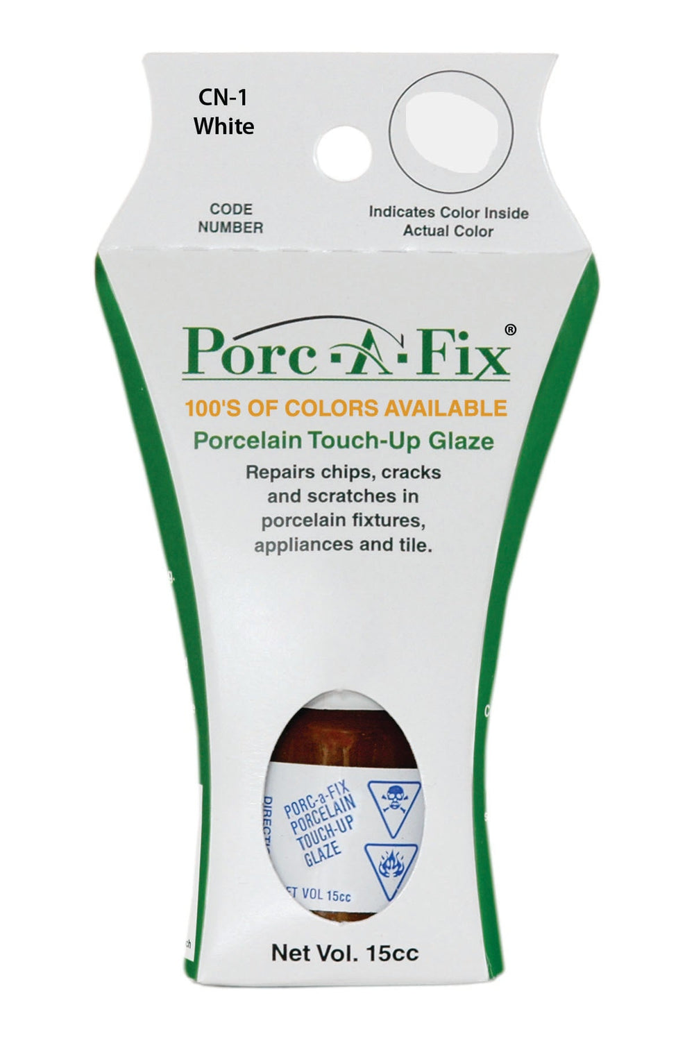 Porc-A-Fix offers a simple, affordable way to repair cracks, scratches and small chips in your porcelain bathroom & kitchen fixtures, appliances and tiles.  It can be used on ceramic, porcelain, cast iron, steel and much more. 