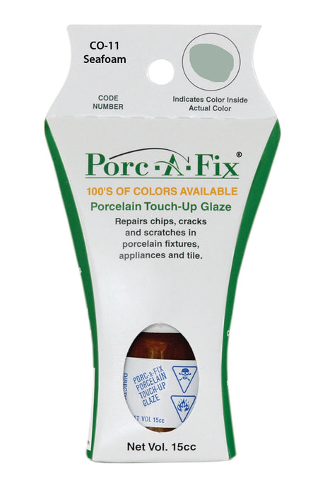Porc-A-Fix offers a simple, affordable way to repair cracks, scratches and small chips in your porcelain bathroom & kitchen fixtures, appliances and tiles.  It can be used on ceramic, porcelain, cast iron, steel and much more. 