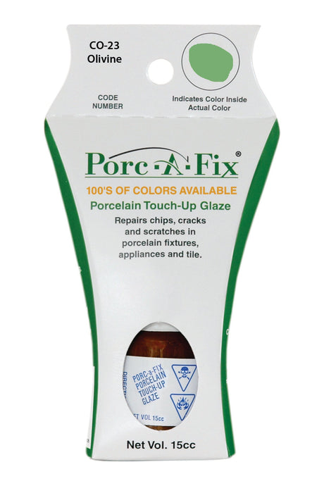 Porc-A-Fix offers a simple, affordable way to repair cracks, scratches and small chips in your porcelain bathroom & kitchen fixtures, appliances and tiles.  It can be used on ceramic, porcelain, cast iron, steel and much more. 