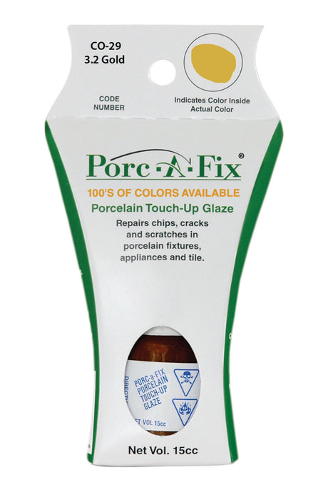 Porc-A-Fix offers a simple, affordable way to repair cracks, scratches and small chips in your porcelain bathroom & kitchen fixtures, appliances and tiles.  It can be used on ceramic, porcelain, cast iron, steel and much more. 