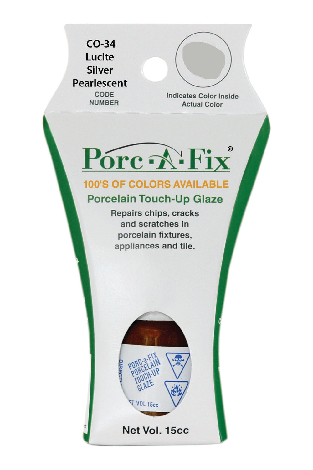 Porc-A-Fix offers a simple, affordable way to repair cracks, scratches and small chips in your porcelain bathroom & kitchen fixtures, appliances and tiles.  It can be used on ceramic, porcelain, cast iron, steel and much more. 