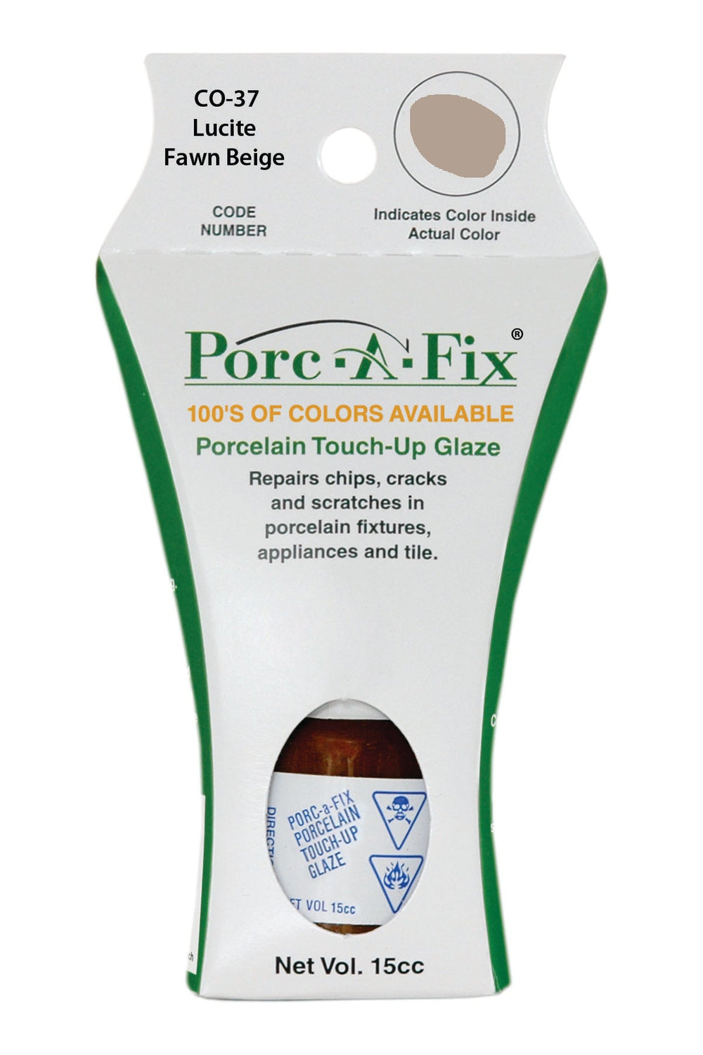 Porc-A-Fix offers a simple, affordable way to repair cracks, scratches and small chips in your porcelain bathroom & kitchen fixtures, appliances and tiles.  It can be used on ceramic, porcelain, cast iron, steel and much more. 
