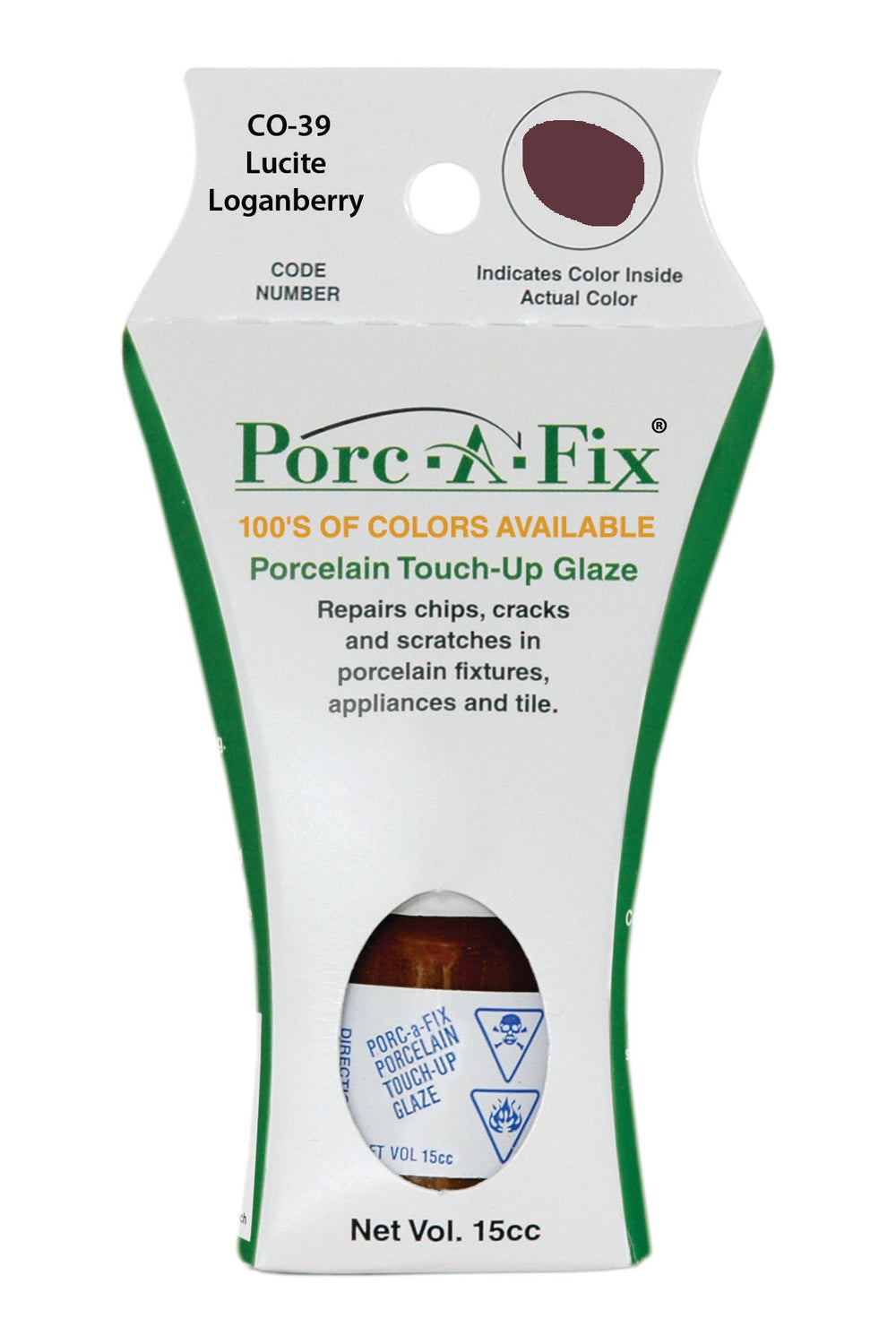 Porc-A-Fix offers a simple, affordable way to repair cracks, scratches and small chips in your porcelain bathroom & kitchen fixtures, appliances and tiles.  It can be used on ceramic, porcelain, cast iron, steel and much more. 