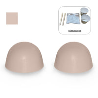 
                American Standard Replacement Ceramic Toilet Bolt Caps - Set of 2 - CORALLIN
              