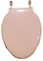 
                 Case Elongated 7"CC Toilet Seat - CORALLIN / PEACHBLOW 1100-043 - DPF-Plumbing
              