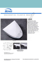 
                American Standard 5330.857.030 Replacement Toilet Seat REGENCY BLUE (LC212-064)
              