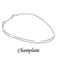 
                 Champlain Replacement Toilet Seat WHITE (B GRADE) K-4690-0, 83787-0, 74932-0 - DPF-Plumbing
              