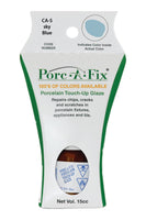 
                Porc-A-Fix offers a simple, affordable way to repair cracks, scratches and small chips in your porcelain bathroom & kitchen fixtures, appliances and tiles.  It can be used on ceramic, porcelain, cast iron, steel and much more. 
              