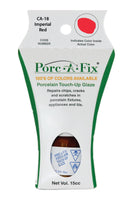 
                Porc-A-Fix offers a simple, affordable way to repair cracks, scratches and small chips in your porcelain bathroom & kitchen fixtures, appliances and tiles.  It can be used on ceramic, porcelain, cast iron, steel and much more. 
              