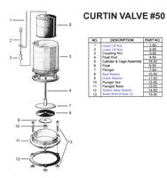 
                Curtin #50 Flush Valve
              