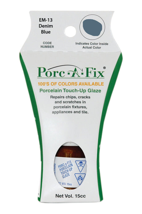 Porc-A-Fix offers a simple, affordable way to repair cracks, scratches and small chips in your porcelain bathroom & kitchen fixtures, appliances and tiles.  It can be used on ceramic, porcelain, cast iron, steel and much more. 