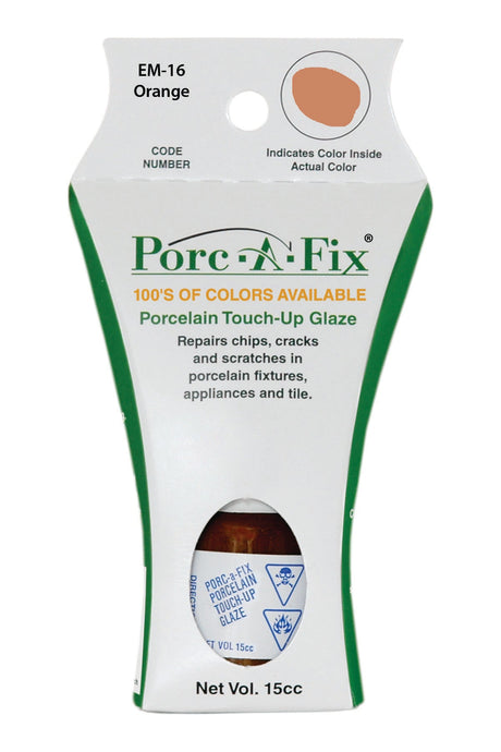Porc-A-Fix offers a simple, affordable way to repair cracks, scratches and small chips in your porcelain bathroom & kitchen fixtures, appliances and tiles.  It can be used on ceramic, porcelain, cast iron, steel and much more. 
