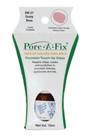 
                Porc-A-Fix offers a simple, affordable way to repair cracks, scratches and small chips in your porcelain bathroom & kitchen fixtures, appliances and tiles.  It can be used on ceramic, porcelain, cast iron, steel and much more. 
              
