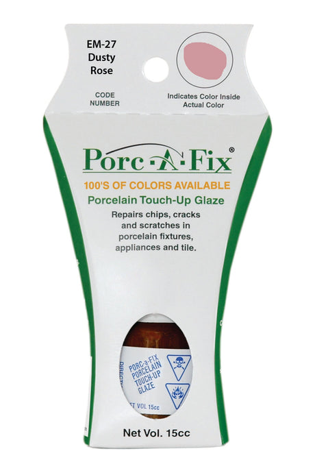 Porc-A-Fix offers a simple, affordable way to repair cracks, scratches and small chips in your porcelain bathroom & kitchen fixtures, appliances and tiles.  It can be used on ceramic, porcelain, cast iron, steel and much more. 