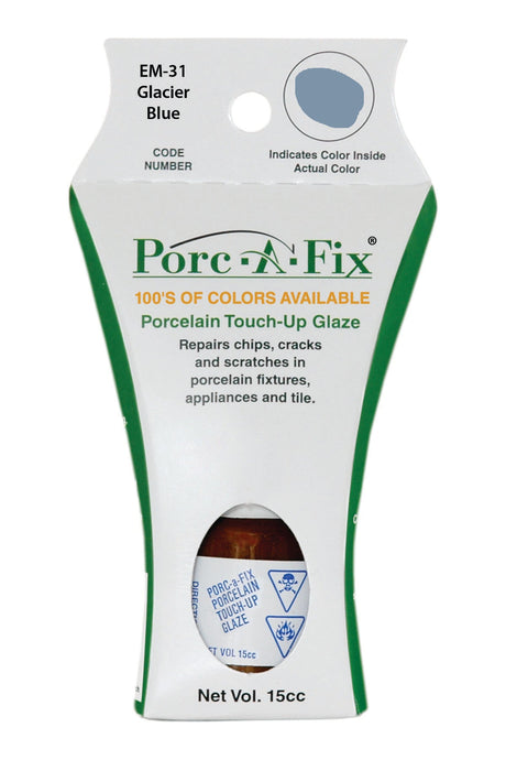 Porc-A-Fix offers a simple, affordable way to repair cracks, scratches and small chips in your porcelain bathroom & kitchen fixtures, appliances and tiles.  It can be used on ceramic, porcelain, cast iron, steel and much more. 
