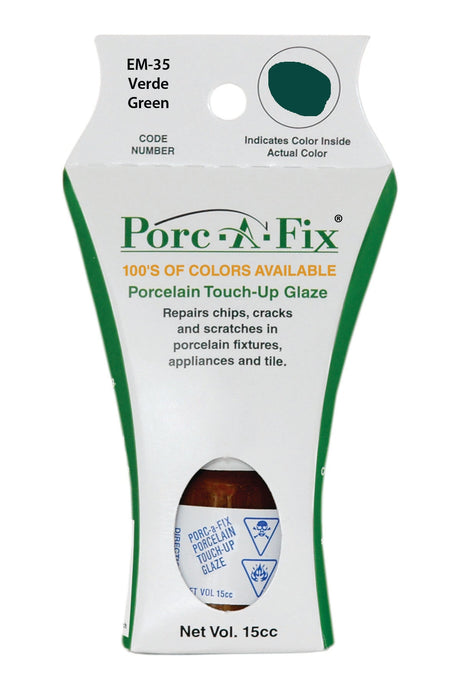 Porc-A-Fix offers a simple, affordable way to repair cracks, scratches and small chips in your porcelain bathroom & kitchen fixtures, appliances and tiles.  It can be used on ceramic, porcelain, cast iron, steel and much more. 