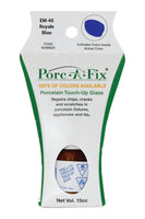 
                Porc-A-Fix offers a simple, affordable way to repair cracks, scratches and small chips in your porcelain bathroom & kitchen fixtures, appliances and tiles.  It can be used on ceramic, porcelain, cast iron, steel and much more. 
              