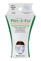 
                Porc-A-Fix offers a simple, affordable way to repair cracks, scratches and small chips in your porcelain bathroom & kitchen fixtures, appliances and tiles.  It can be used on ceramic, porcelain, cast iron, steel and much more. 
              