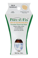 
                Porc-A-Fix offers a simple, affordable way to repair cracks, scratches and small chips in your porcelain bathroom & kitchen fixtures, appliances and tiles.  It can be used on ceramic, porcelain, cast iron, steel and much more. 
              