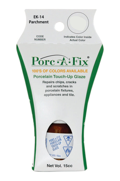 Porc-A-Fix offers a simple, affordable way to repair cracks, scratches and small chips in your porcelain bathroom & kitchen fixtures, appliances and tiles.  It can be used on ceramic, porcelain, cast iron, steel and much more. 