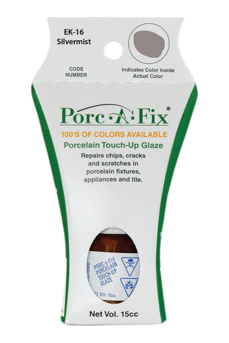 Porc-A-Fix offers a simple, affordable way to repair cracks, scratches and small chips in your porcelain bathroom & kitchen fixtures, appliances and tiles.  It can be used on ceramic, porcelain, cast iron, steel and much more. 