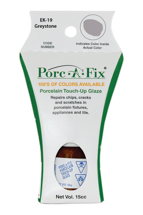 Porc-A-Fix offers a simple, affordable way to repair cracks, scratches and small chips in your porcelain bathroom & kitchen fixtures, appliances and tiles.  It can be used on ceramic, porcelain, cast iron, steel and much more. 
