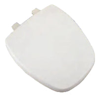 
                Eljer Emblem Regular Bowl (Round Front) Square Front Wood Toilet Seat - WHITE (Replacement For 124-0210) - DPF-Plumbing
              