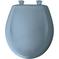 
                Eljer Round Front Toilet Seat - GLACIER BLUE - DPF-Plumbing
              