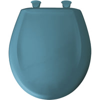 
                Eljer Round Front Toilet Seat - ISLAND SEA - DPF-Plumbing
              