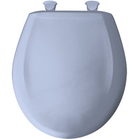 
                Eljer Round Front Toilet Seat - OXFORD BLUE - DPF-Plumbing
              