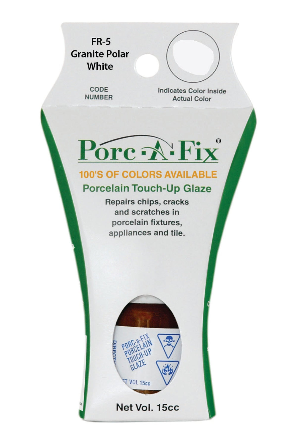 Porc-A-Fix offers a simple, affordable way to repair cracks, scratches and small chips in your porcelain bathroom & kitchen fixtures, appliances and tiles.  It can be used on ceramic, porcelain, cast iron, steel and much more. 