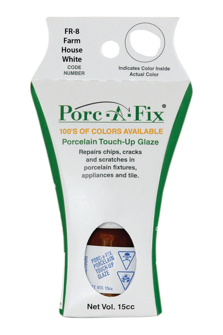Porc-A-Fix offers a simple, affordable way to repair cracks, scratches and small chips in your porcelain bathroom & kitchen fixtures, appliances and tiles.  It can be used on ceramic, porcelain, cast iron, steel and much more. 