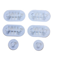 Kohler Old Style Fleur Toilet Seat Bumper Kit 500180 (Pin to Pin 1")