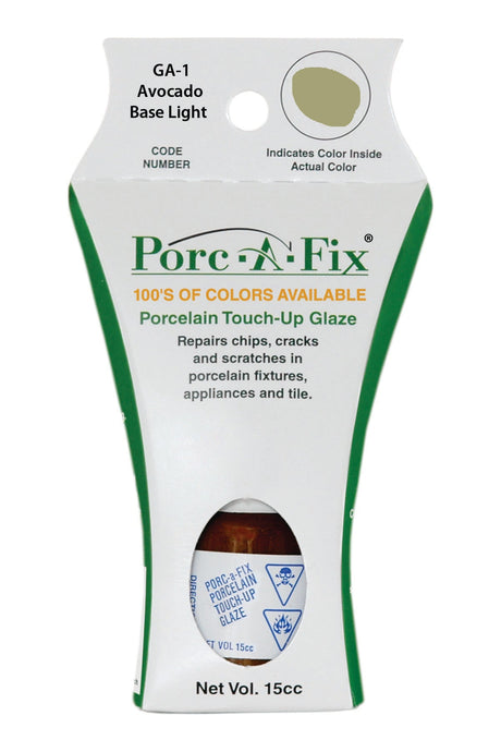 Porc-A-Fix offers a simple, affordable way to repair cracks, scratches and small chips in your porcelain bathroom & kitchen fixtures, appliances and tiles.  It can be used on ceramic, porcelain, cast iron, steel and much more. 