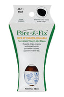 
                Porc-A-Fix offers a simple, affordable way to repair cracks, scratches and small chips in your porcelain bathroom & kitchen fixtures, appliances and tiles.  It can be used on ceramic, porcelain, cast iron, steel and much more. 
              