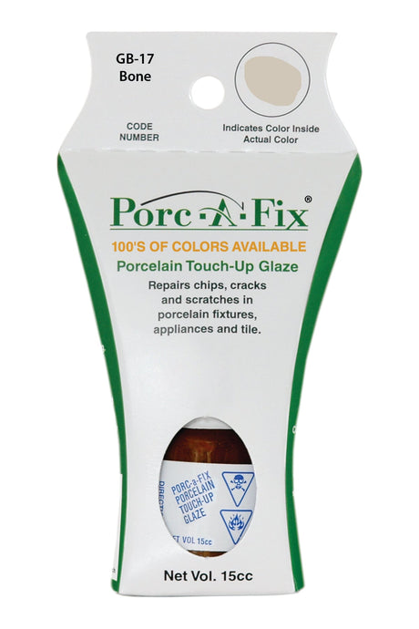 Porc-A-Fix offers a simple, affordable way to repair cracks, scratches and small chips in your porcelain bathroom & kitchen fixtures, appliances and tiles.  It can be used on ceramic, porcelain, cast iron, steel and much more. 