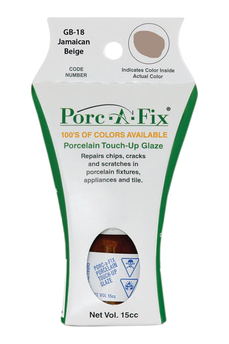 Porc-A-Fix offers a simple, affordable way to repair cracks, scratches and small chips in your porcelain bathroom & kitchen fixtures, appliances and tiles.  It can be used on ceramic, porcelain, cast iron, steel and much more. 