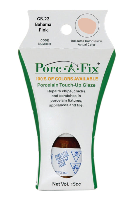 Porc-A-Fix offers a simple, affordable way to repair cracks, scratches and small chips in your porcelain bathroom & kitchen fixtures, appliances and tiles.  It can be used on ceramic, porcelain, cast iron, steel and much more. 