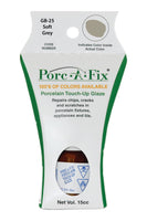 
                Porc-A-Fix offers a simple, affordable way to repair cracks, scratches and small chips in your porcelain bathroom & kitchen fixtures, appliances and tiles.  It can be used on ceramic, porcelain, cast iron, steel and much more. 
              