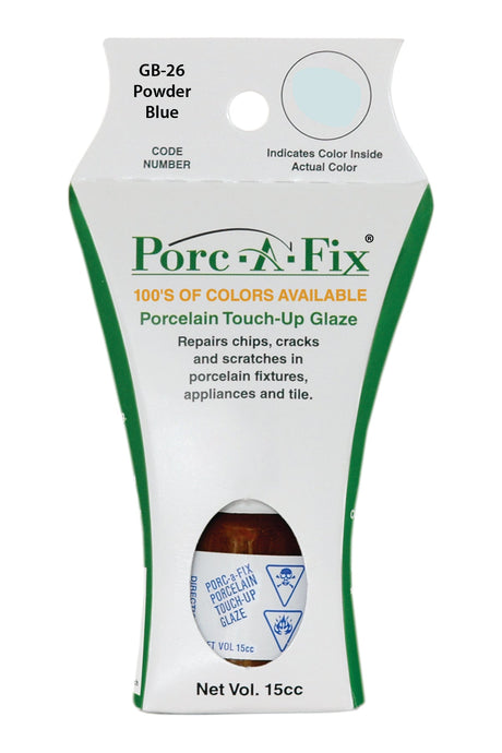 Porc-A-Fix offers a simple, affordable way to repair cracks, scratches and small chips in your porcelain bathroom & kitchen fixtures, appliances and tiles.  It can be used on ceramic, porcelain, cast iron, steel and much more. 